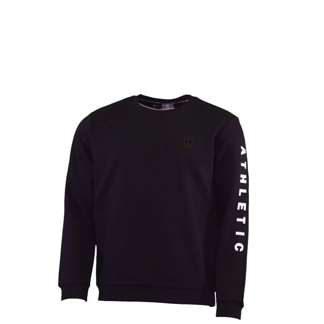 Peak peak round neck sweater black