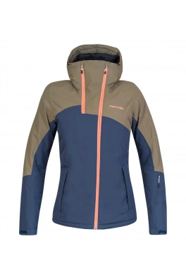 Dámská lyžařská bunda Hannah MAKY COL burnt olive/mood indigo