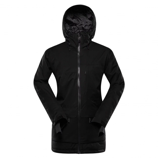 Dámská lyžařská bunda s membránou ptx snow ALPINE PRO GARGA black Dámská lyžařská bunda s membránou ptx snow ALPINE PRO GARGA black