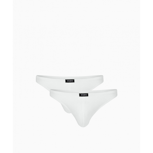 Pánská tanga ATLANTIC 2Pack - bílé