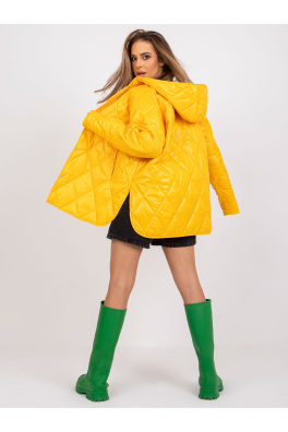 Dámská bunda s kapucí Eleanor RUE PARIS - žlutá