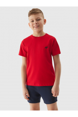Chlapecké hladké tričko 4F - červené
