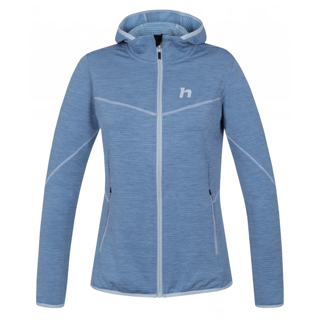Dámská mikina s kapucí Hannah DAGNYS HOODY alaskan blue mel