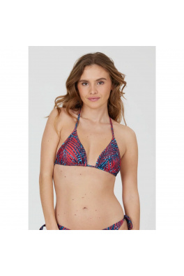 Dámský vršek plavek Cruz Monica W Triangle Printed Bikini Top