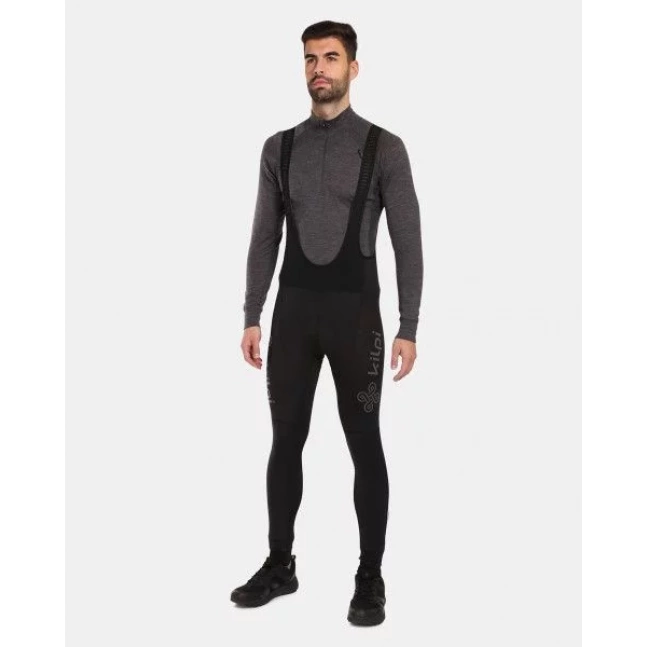 Pánské cyklistické legíny Kilpi MOVI-M černé