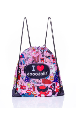Růžová taška na batoh DISNEY Doodolls