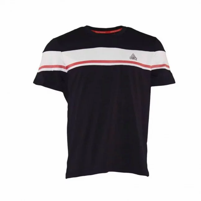 Peak peak round neck t shirt midnight blue