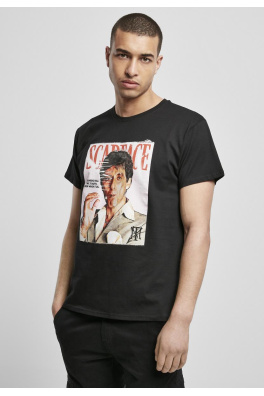 Scarface Magazine Cover Tee Black