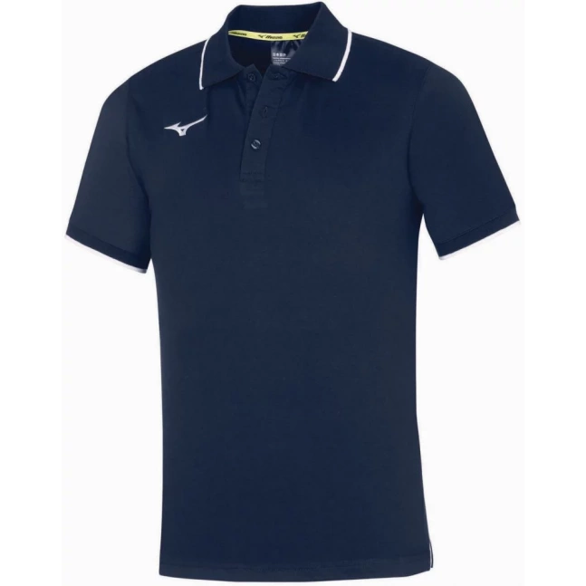 Men Mizuno Polo/Navy/White