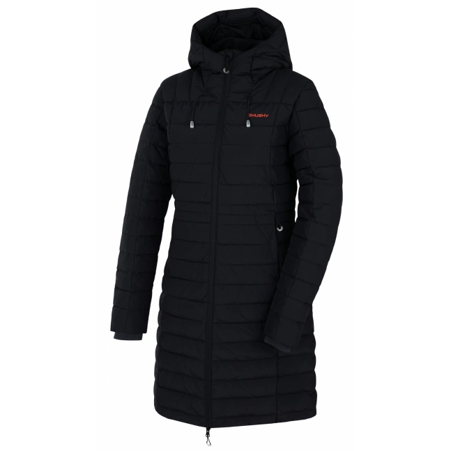 Dámský péřový kabát Husky Daili L black Dámský péřový kabát Husky Daili L black