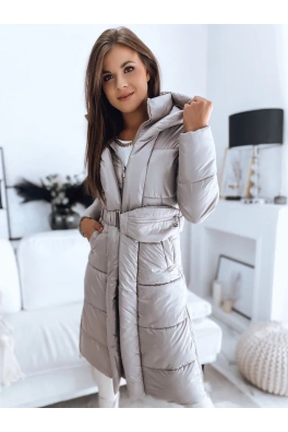 Dámský kabát LINA béžová Dstreet TY3110