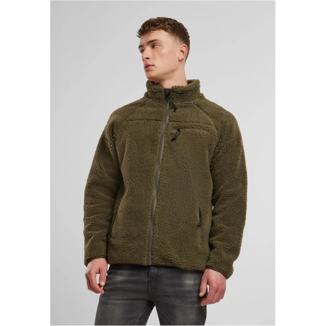 Teddyfleece bunda olivová