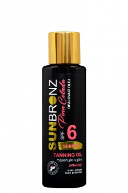 VIVACO Opalovací olej s rozjasňujícími glitry SPF 6 Pina Colada SUNBRONZ 100 ml