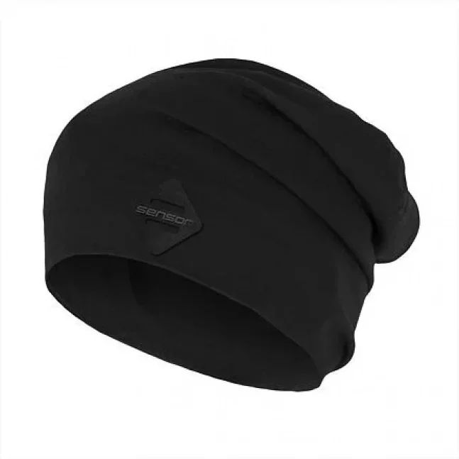 SENSOR ČEPICE MERINO ACTIVE černá velikost L