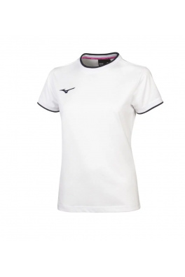 Mizuno Tee/White/Navy