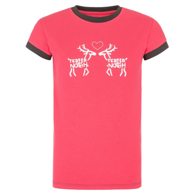 Girl's cotton t-shirt Avio-jg pink - Kilpi