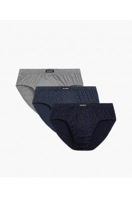 Pánské klasické slipy ATLANTIC 3Pack - vícebarevné
