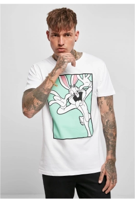 Bílé tričko Looney Tunes Bugs Bunny Funny Face