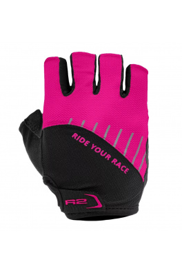 CYKLISTICKÉ RUKAVICE R2 HOPPY ATR48C pink