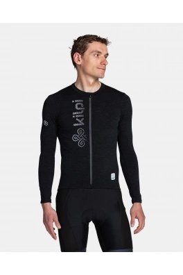 Pánský cyklistický merino dres Kilpi SONET-M tmavě šedý