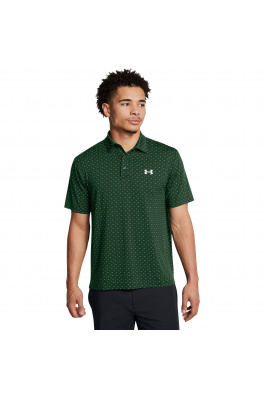 UA Playoff 3.0 Printed Polo-GRN