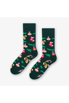 Vánoční stromeček 079-256 Zelené ponožky