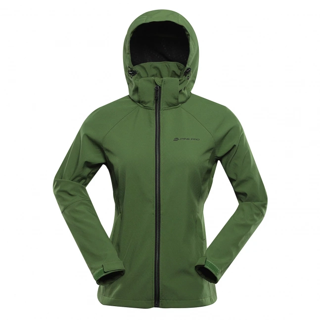 Dámská softshellová bunda s membránou ALPINE PRO HOORA treetop