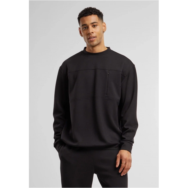 Pánská mikina Urban Classics Scuba Zip Pocket Crew Pánská mikina Urban Classics Scuba Zip Pocket Crew