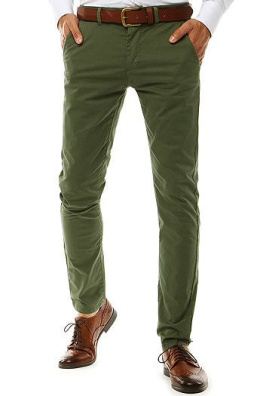 Zelené pánské chino kalhoty UX2579