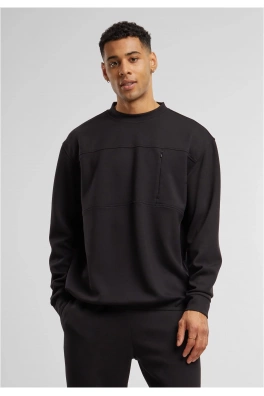 Pánská mikina Urban Classics Scuba Zip Pocket Crew