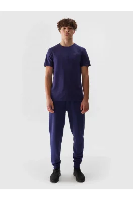 Pánské tepláky typu jogger 4F - tmavě modré