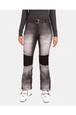 Dámské softshellové lyžařské kalhoty Kilpi JEANSO-W Černá