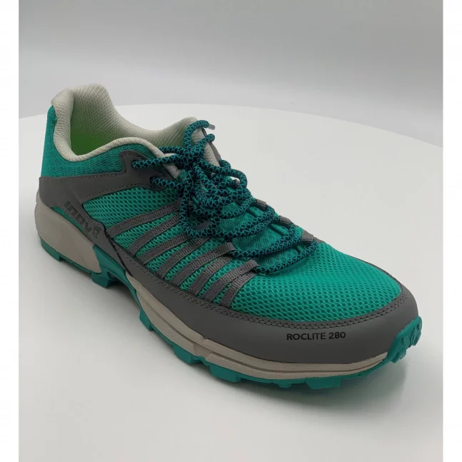 Dámská trailová obuv Inov-8 Roclite 280 W - šedá/tyrkysová