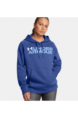 Dámská mikina Under Armour Rival Fleece Wordmark Hoodie