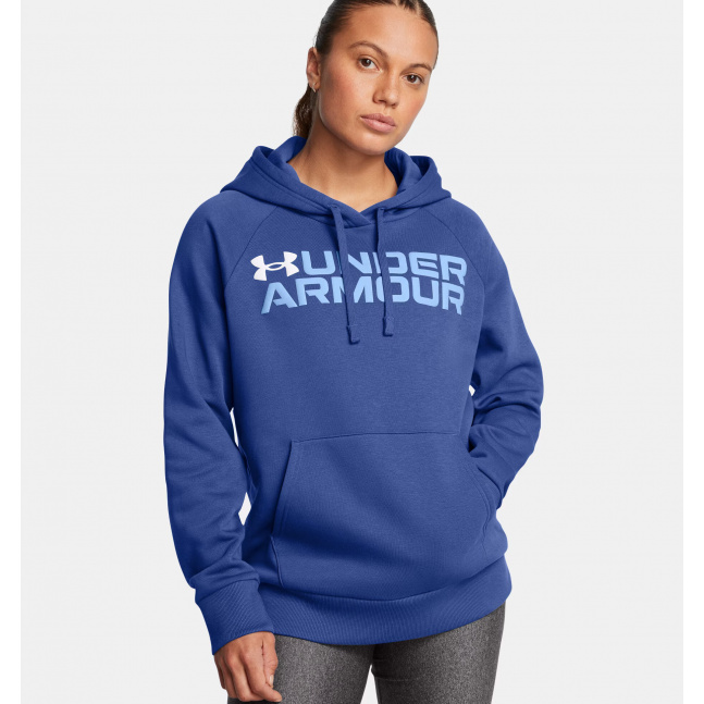 Dámská mikina Under Armour Rival Fleece Wordmark Hoodie