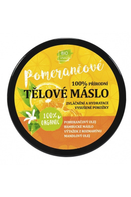 VIVACO 100% Tělové máslo s bio pomerančovým olejem 150 ml