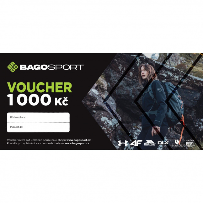 Dárkový voucher v hodnotě 1000 Kč v elektronické podobě