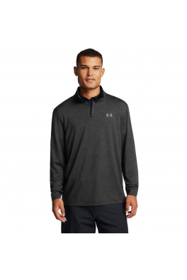 UA Playoff Printed 1/4 Zip-BLK