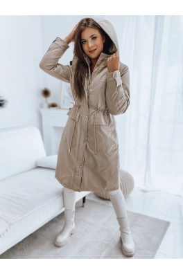 Dámský kabát ISLA béžový Dstreet TY3211