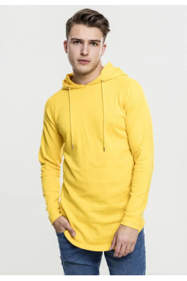 Long Shaped Terry Hoody chrome yellow