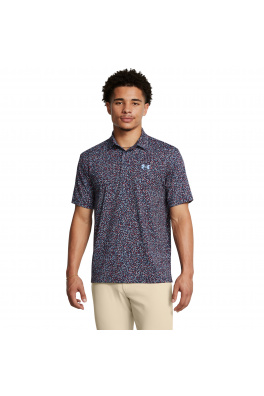 UA Playoff 3.0 Printed Polo-BLU