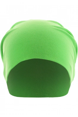 Žerzejová čepice neonová zelená