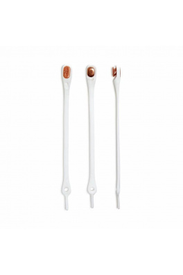 Elastické tkaničky Hickies Whote/Rose gold