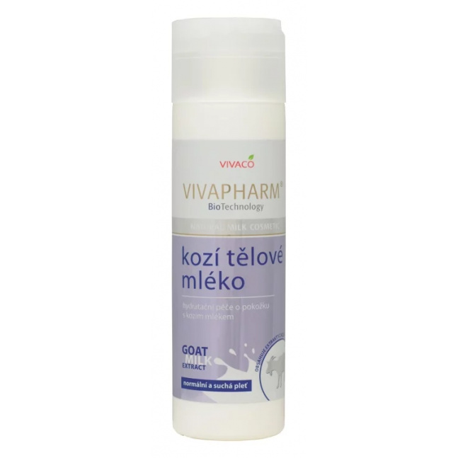 VIVACO Tělové mléko s kozím mlékem VIVAPHARM 200 ml