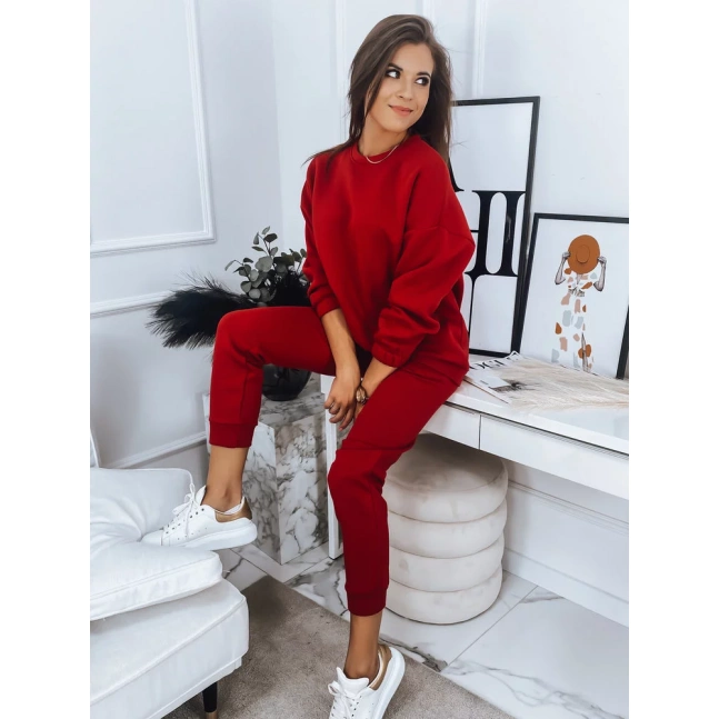 Dámská mikina ARIELLA PREMIUM červená Dstreet AY0732