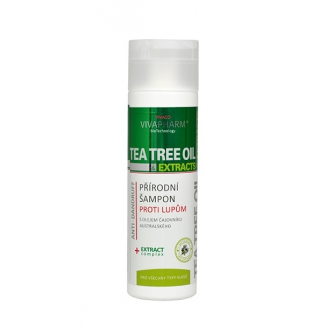 VIVACO Šampon na vlasy s Tea Tree Oil VIVAPHARM 200ml