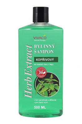 VIVACO Bylinný šampon Kopřiva HERB EXTRACT 500 ml