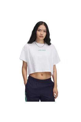  Dámské tričko Under Armour W Varsity Mix HW SS Crop