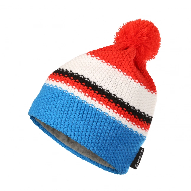 Unisex zimní čepice s bambulí ALPINE PRO FERR 