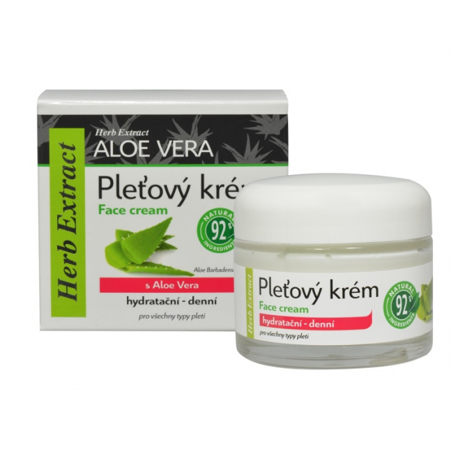 VIVACO Pleťový krém Aloe vera HERB EXTRACT 50 ml